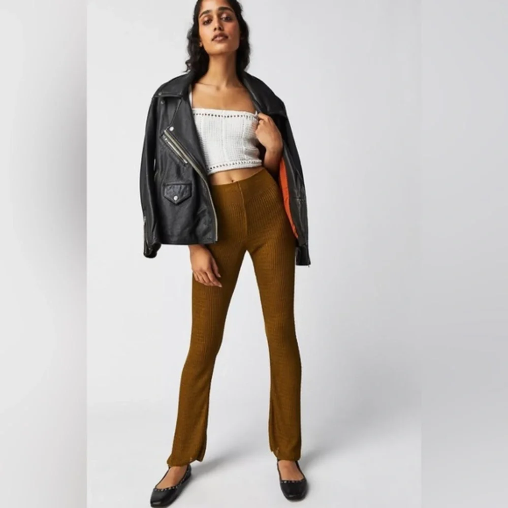 Free People‎ olive green Rosella Swit Pants size XS brand new